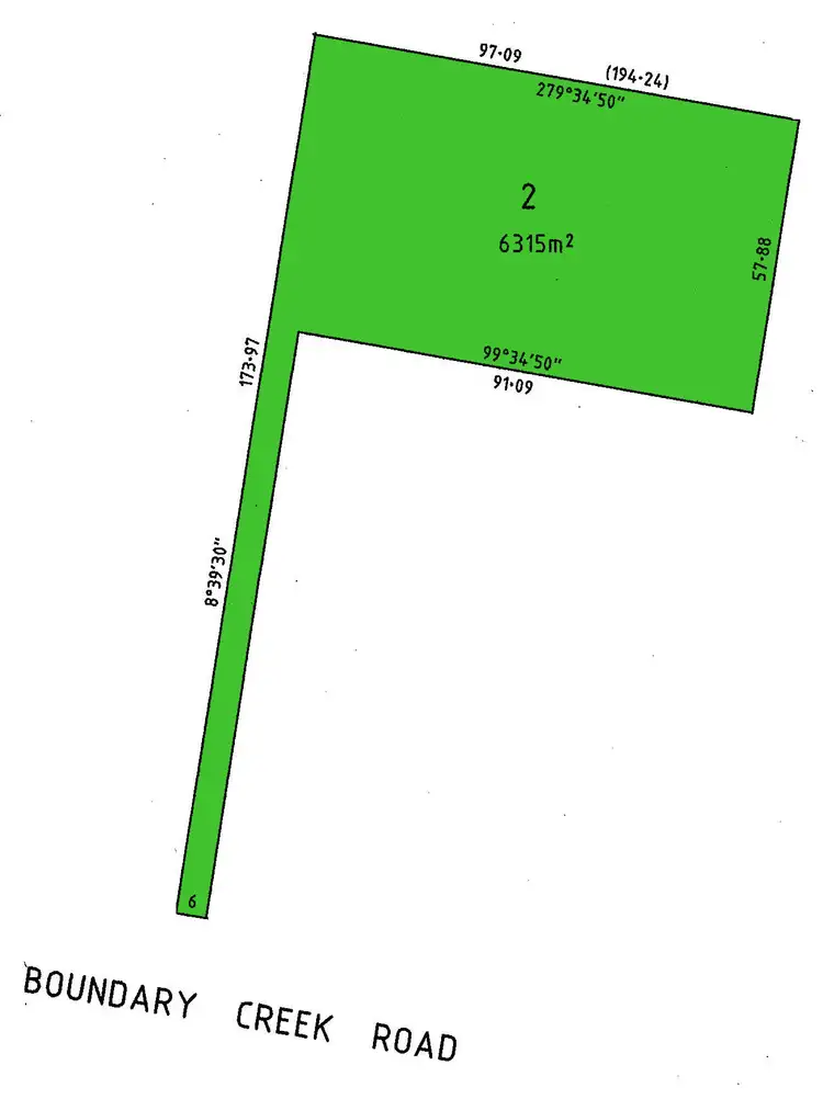 Floorplan of Homely land listing, 69 Boundary Creek Road, Longford VIC 3851