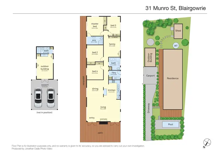 Floorplan of Homely house listing, 31 Munro Street, Blairgowrie VIC 3942