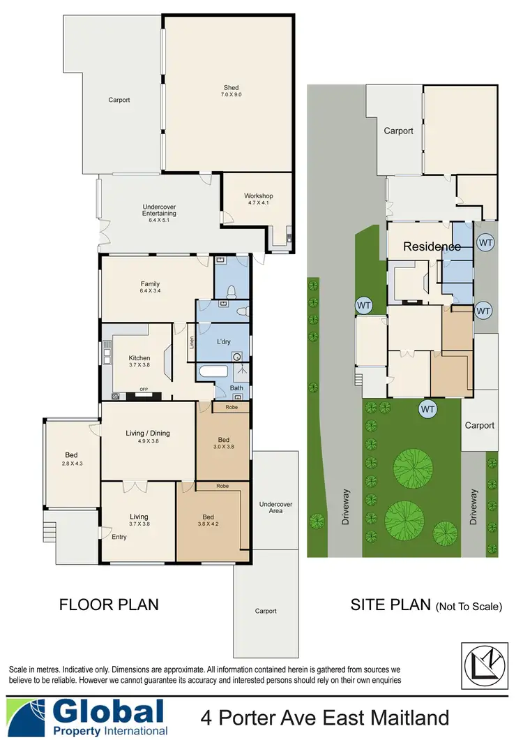 Floorplan of Homely house listing, 4 Porter Avenue, East Maitland NSW 2323