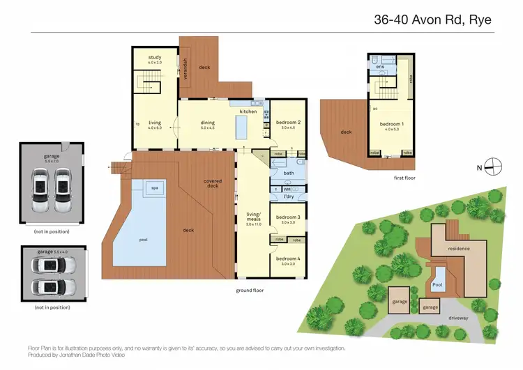 Floorplan of Homely house listing, 36-40 Avon Road, Rye VIC 3941