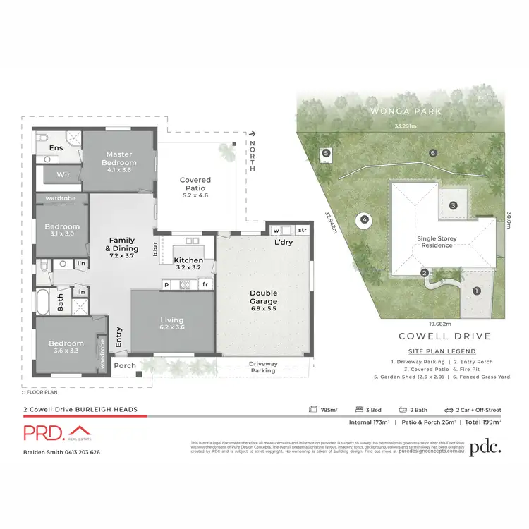 Floorplan of Homely house listing, 2 Cowell Drive, Burleigh Heads QLD 4220