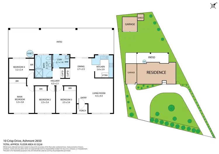 Floorplan of Homely house listing, 10 Crisp Drive, Ashmont NSW 2650