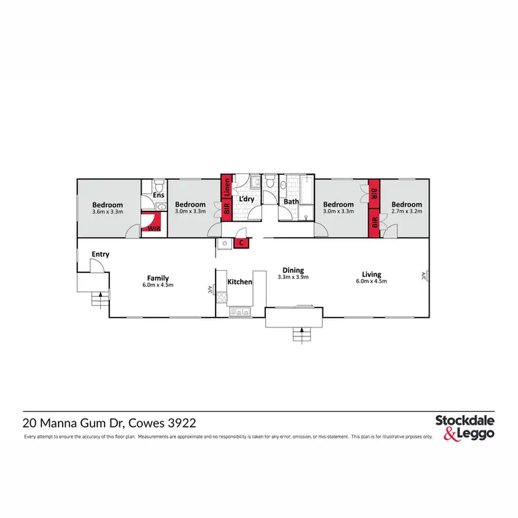 Floorplan of Homely house listing, 20 Manna Gum Drive, Cowes VIC 3922