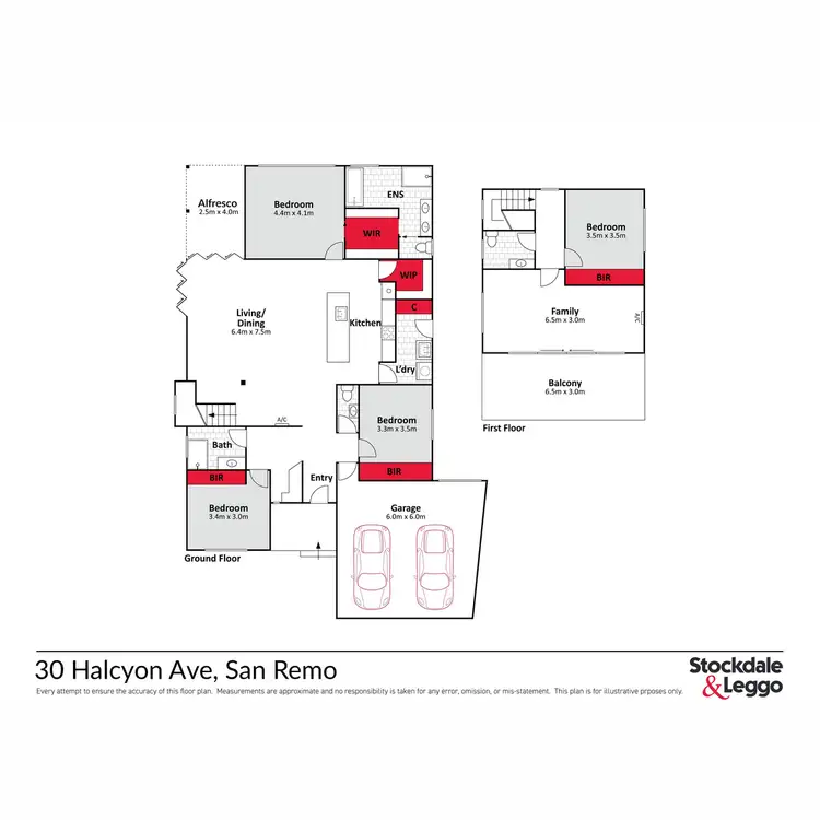 Floorplan of Homely house listing, 30 Halcyon Avenue, San Remo VIC 3925