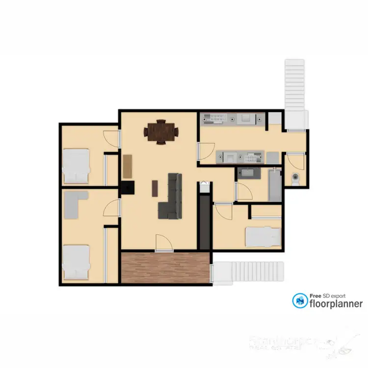 Floorplan of Homely house listing, 36 Tenterfield Street, Wallangarra QLD 4383