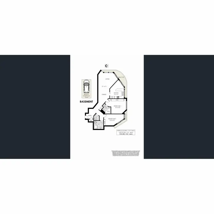 Floorplan of Homely unit listing, 603/38 Alfred Street, Milsons Point NSW 2061