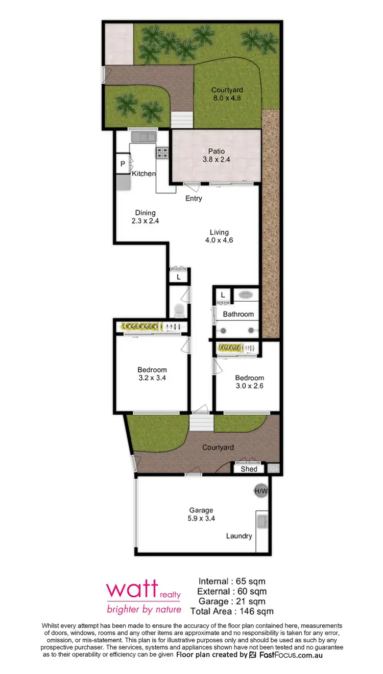 Floorplan of Homely apartment listing, 2/27 Brickfield Road, Aspley QLD 4034