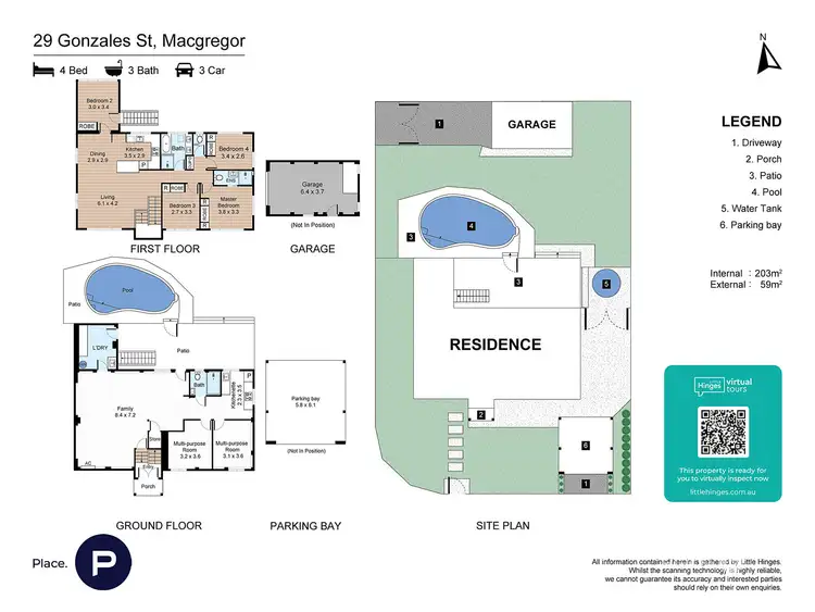 Floorplan of Homely house listing, 29 Gonzales Street, Macgregor QLD 4109