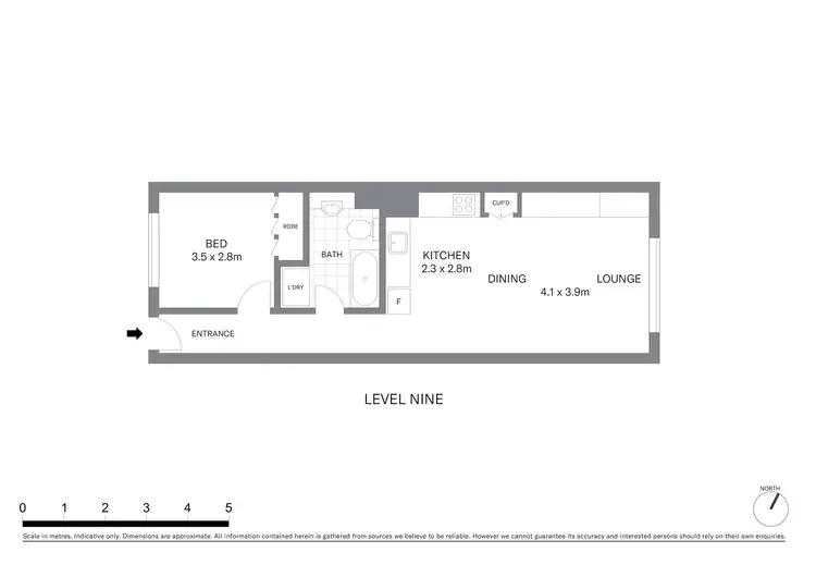 Floorplan of Homely apartment listing, 958/243 Pyrmont Street, Pyrmont NSW 2009