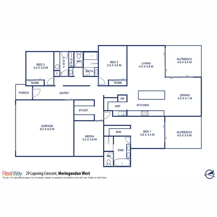 Floorplan of Homely house listing, 29 Lapwing Crescent, Meringandan West QLD 4352