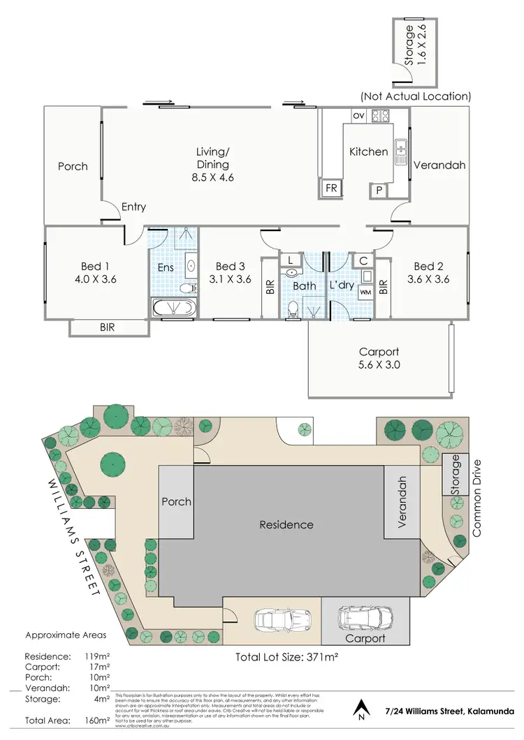 Floorplan of Homely house listing, 7/24 Williams Street, Kalamunda WA 6076