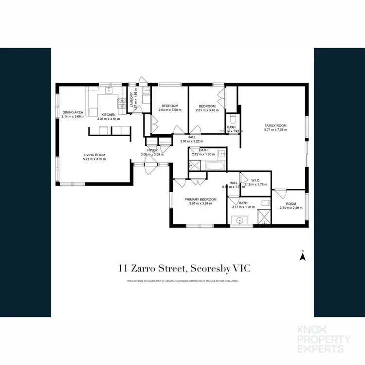 Floorplan of Homely house listing, 11 Zarro Street, Scoresby VIC 3179