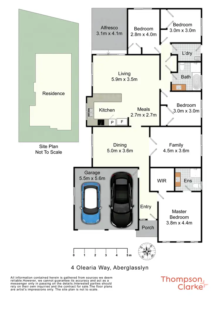Floorplan of Homely house listing, 4 Olearia Way, Aberglasslyn NSW 2320