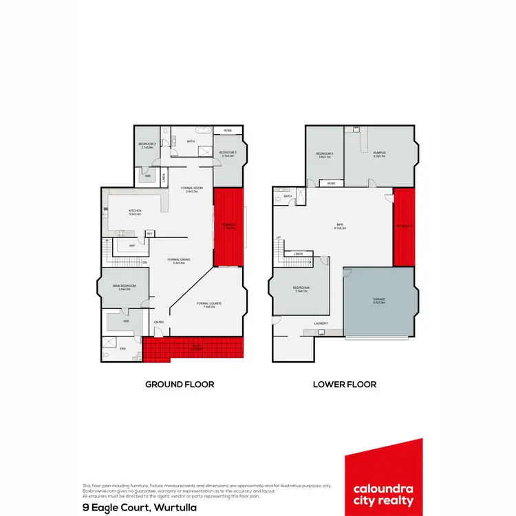 Floorplan of Homely house listing, 9 Eagle Court, Wurtulla QLD 4575