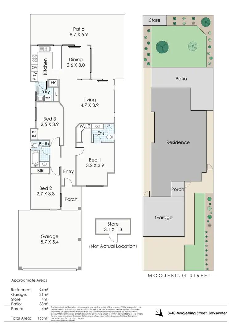 Floorplan of Homely house listing, 3/40 Moojebing Street, Bayswater WA 6053