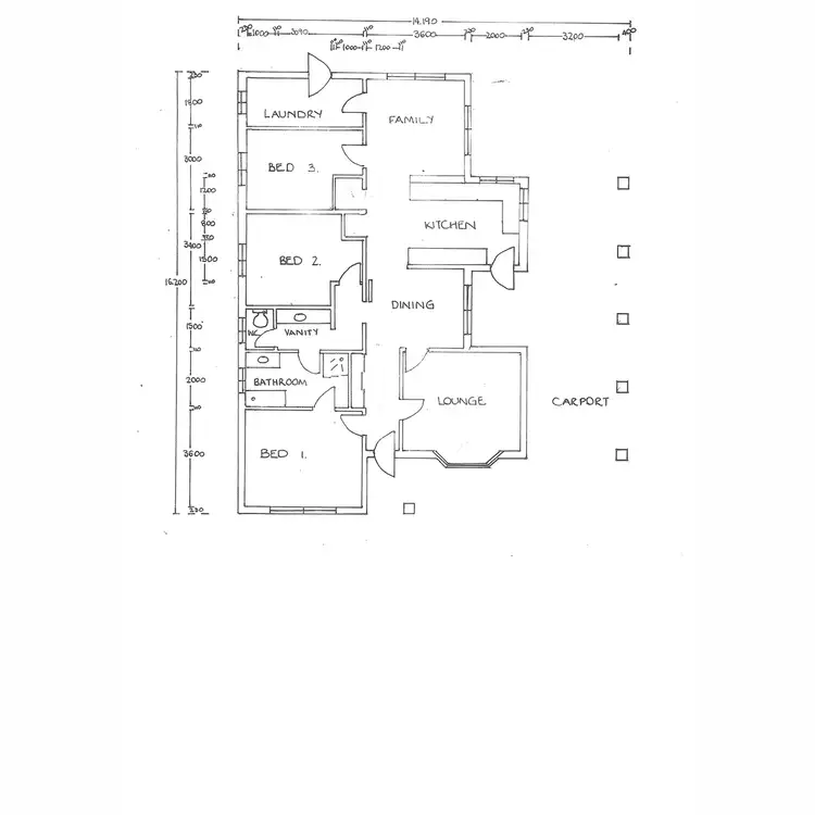 Floorplan of Homely house listing, 14 East Terrace, Brinkworth SA 5464