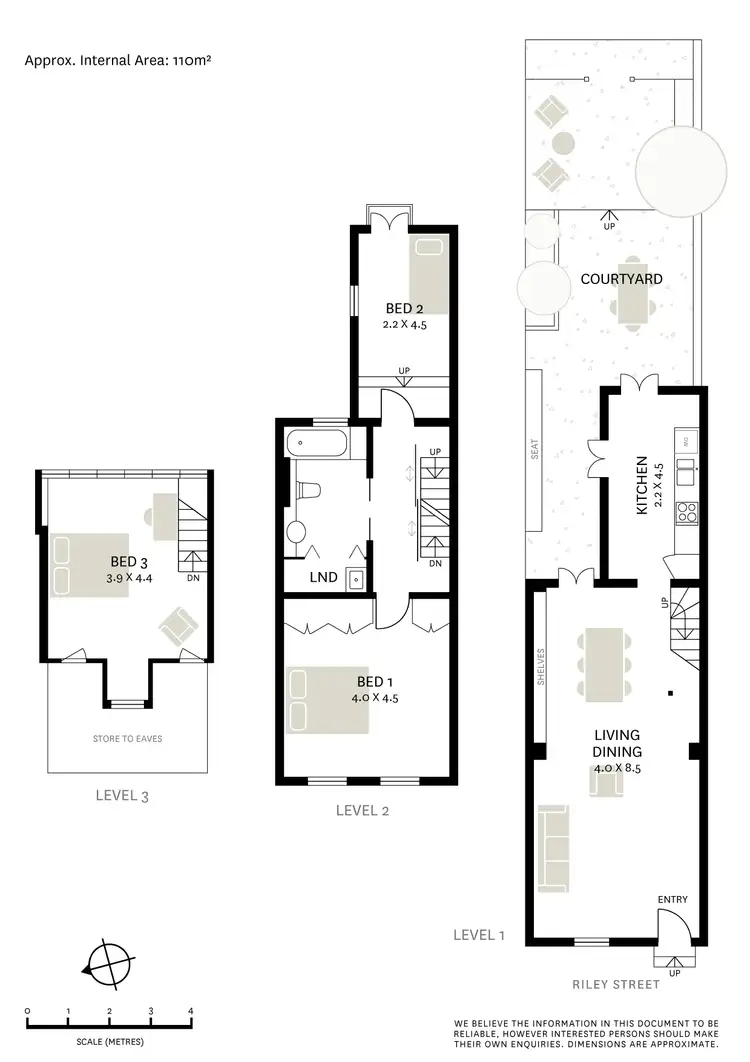 Floorplan of Homely terrace listing, 118 Riley Street, Darlinghurst NSW 2010