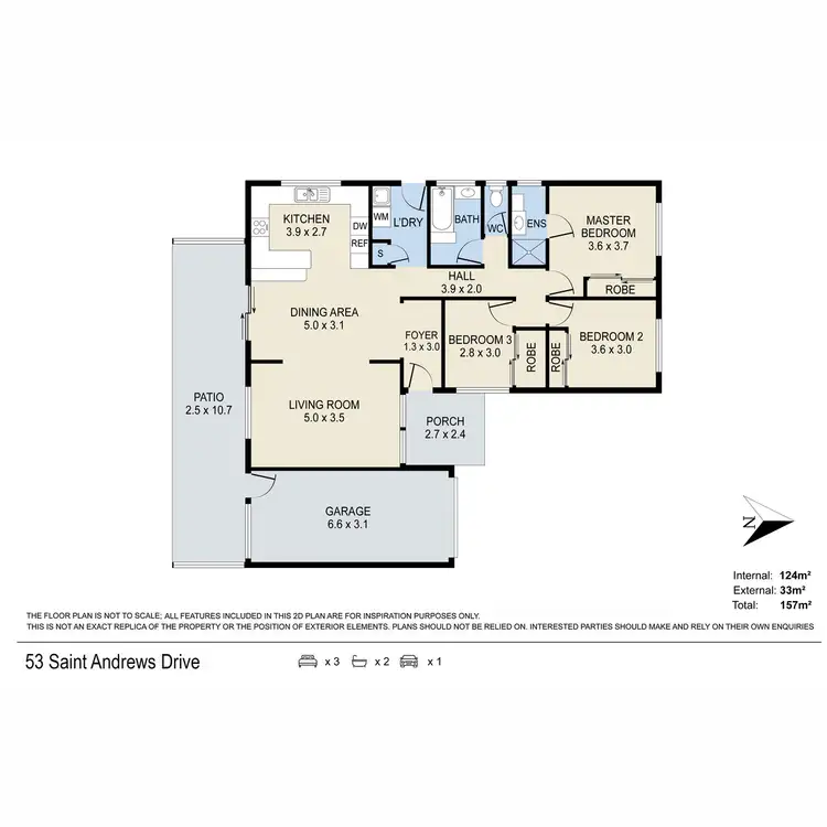 Floorplan of Homely house listing, 53 St Andrews Drive, Pialba QLD 4655