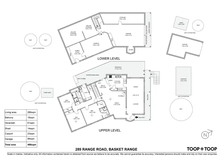 Floorplan of Homely house listing, 289 Range Road, Basket Range SA 5138