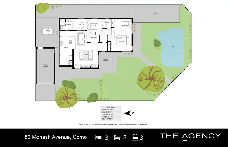 Floorplan of Homely house listing, 80 Monash Avenue, Como WA 6152