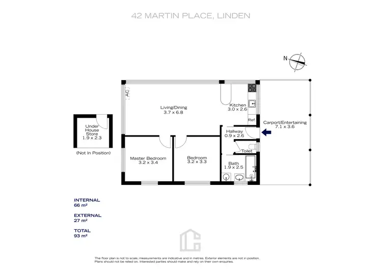Floorplan of Homely house listing, 42 Martin Place, Linden NSW 2778