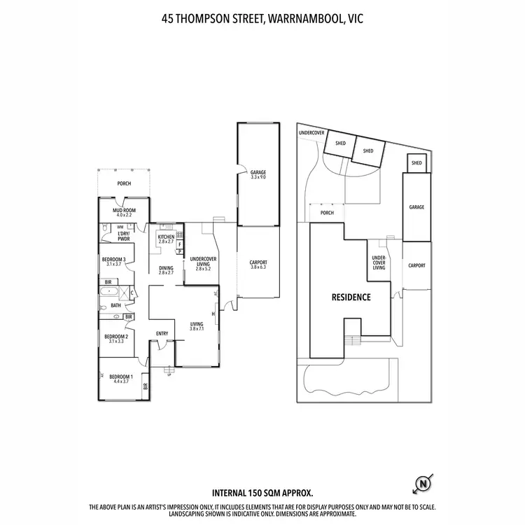 Floorplan of Homely house listing, 45 Thompson Street, Warrnambool VIC 3280