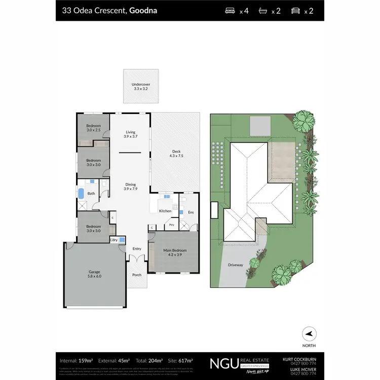 Floorplan of Homely house listing, 33 O'Dea Crescent, Goodna QLD 4300