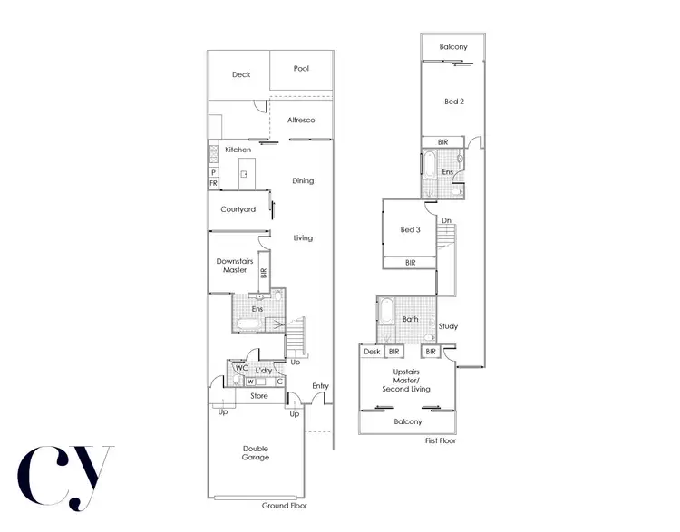 Floorplan of Homely house listing, 10 Heywood Lane, North Coogee WA 6163