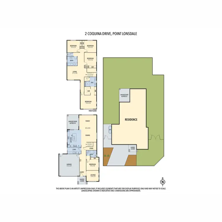 Floorplan of Homely house listing, 2 Coquina Drive, Point Lonsdale VIC 3225