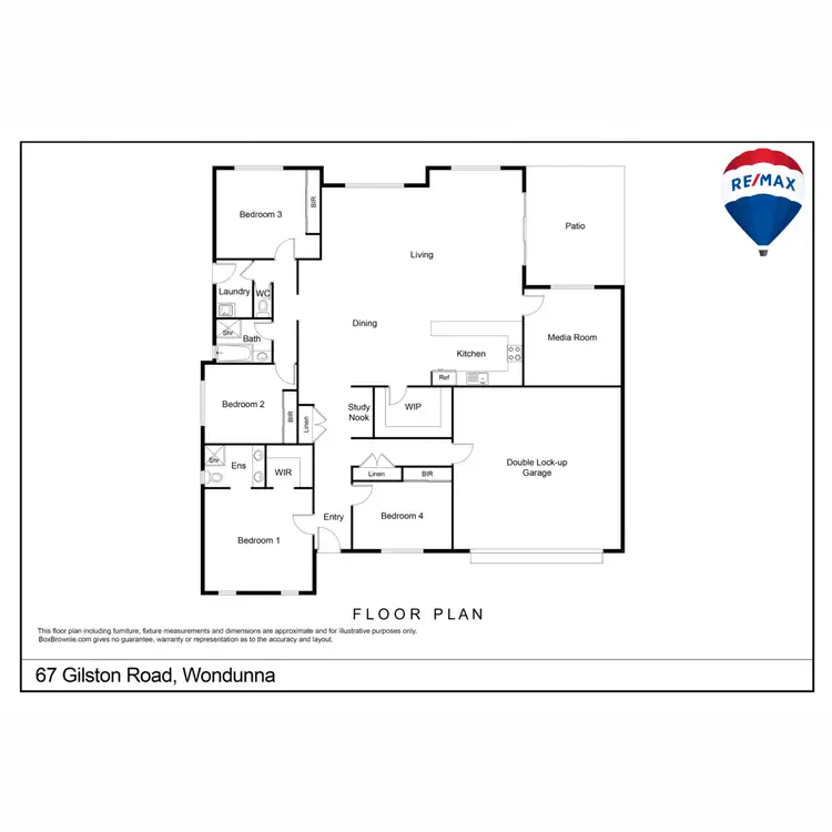 Floorplan of Homely house listing, 67 Gilston Road, Wondunna QLD 4655