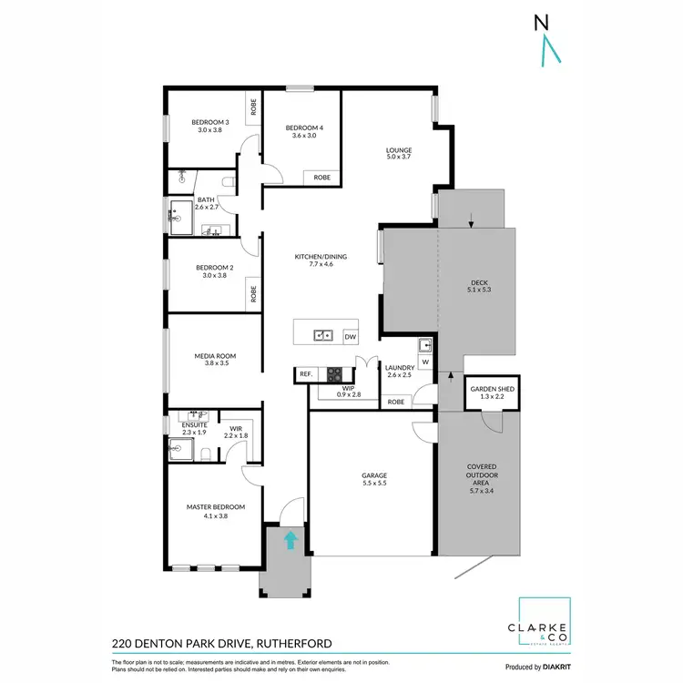Floorplan of Homely house listing, 220 Denton Park Drive, Aberglasslyn NSW 2320