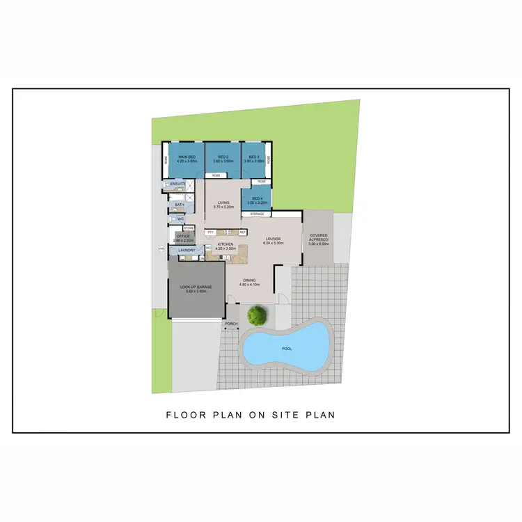 Floorplan of Homely house listing, 6 Earlybird Drive, Buderim QLD 4556