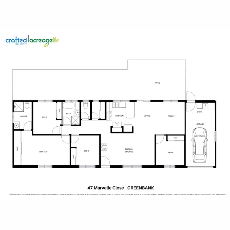Floorplan of Homely rural property listing, 47 Marvelle Close, Greenbank QLD 4124