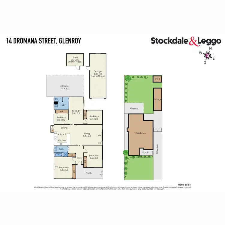 Floorplan of Homely house listing, 14 Dromana Street, Glenroy VIC 3046