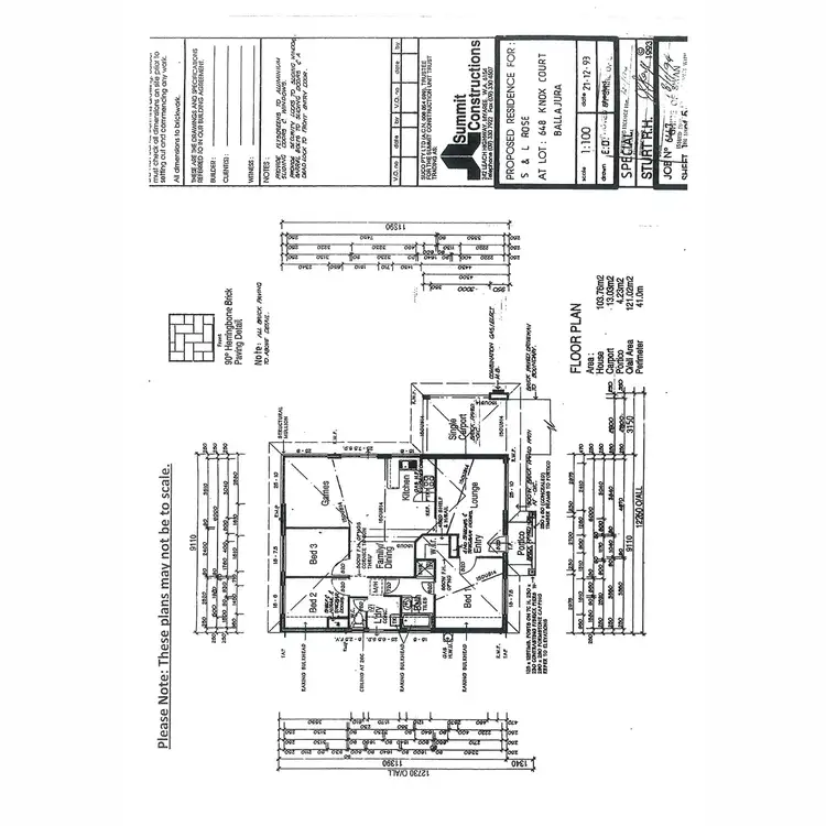 Floorplan of Homely house listing, 7 knox Court, Ballajura WA 6066