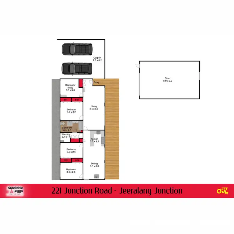 Floorplan of Homely rural property listing, 221 Junction Road, Jeeralang Junction VIC 3840