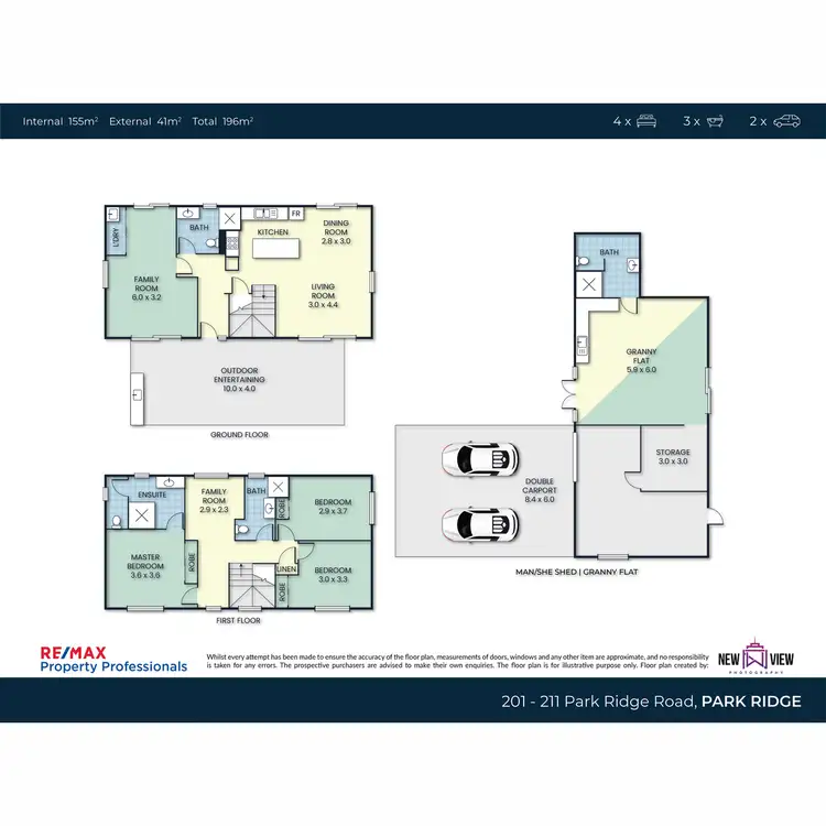 Floorplan of Homely house listing, 201-211 Park Ridge Road, Park Ridge QLD 4125