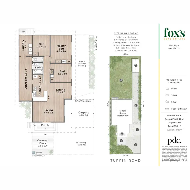 Floorplan of Homely house listing, 88 Turpin Road, Labrador QLD 4215