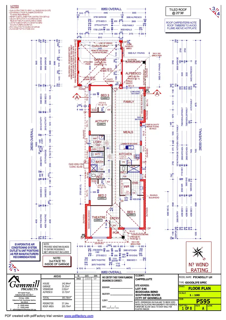 Floorplan of Homely house listing, 24 Biddiarra Bend, Southern River WA 6110