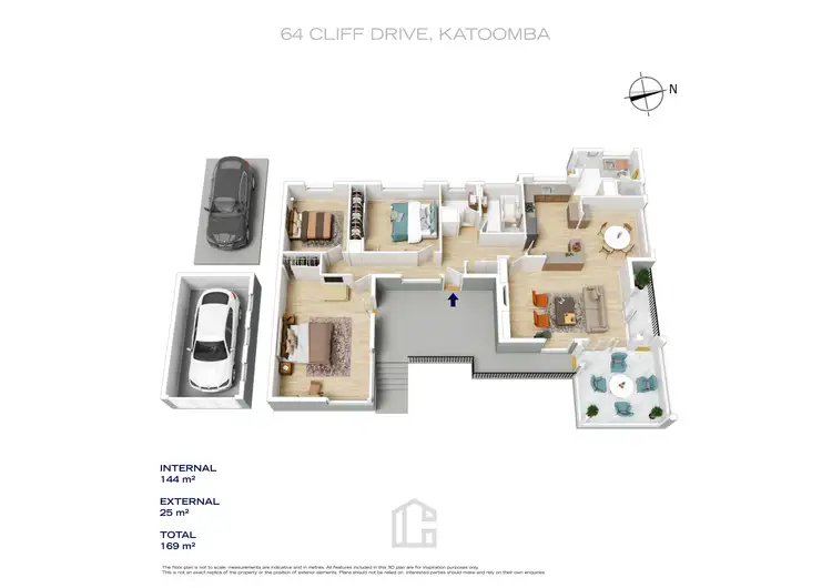 Floorplan of Homely house listing, 64 Cliff Drive, Katoomba NSW 2780