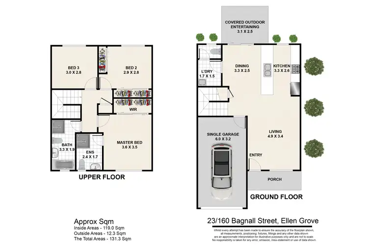Floorplan of Homely townhouse listing, 23/160 Bagnall Street, Ellen Grove QLD 4078