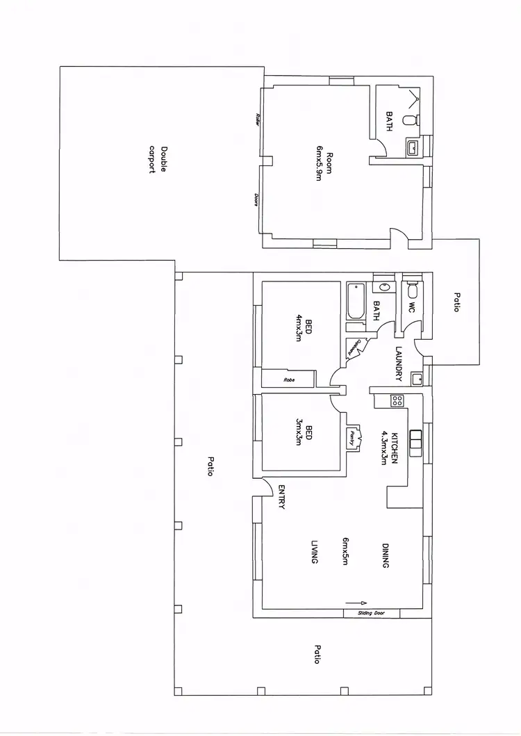 Floorplan of Homely house listing, 2-4 Woodville Street, Maryborough West QLD 4650
