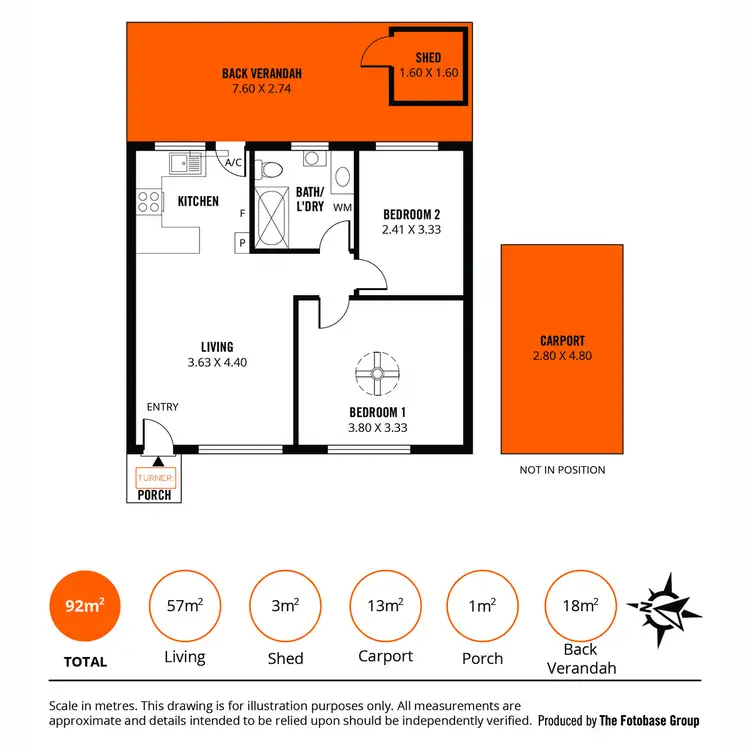 Floorplan of Homely unit listing, 5/45 Kintore Street, Mile End SA 5031