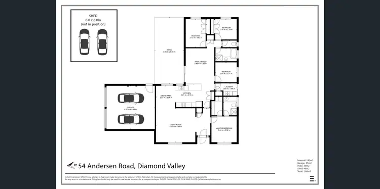 Floorplan of Homely house listing, 54 Andersen Road, Mooloolah Valley QLD 4553