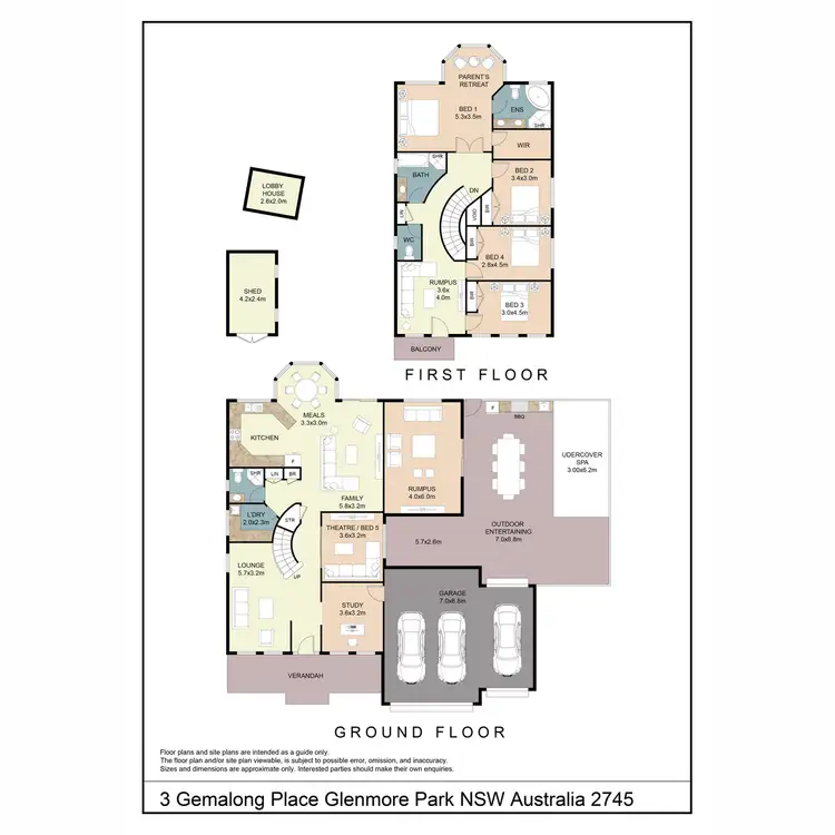 Floorplan of Homely house listing, 3 Gemalong Place, Glenmore Park NSW 2745