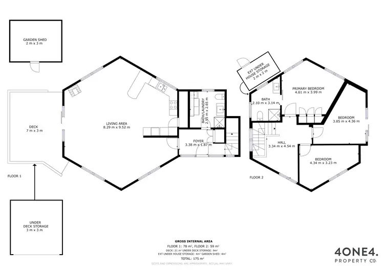 Floorplan of Homely house listing, 16 Clives Avenue, Old Beach TAS 7017