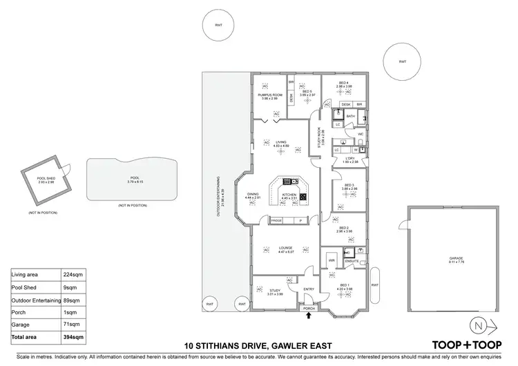 Floorplan of Homely house listing, 10 Stithians Drive, Gawler East SA 5118