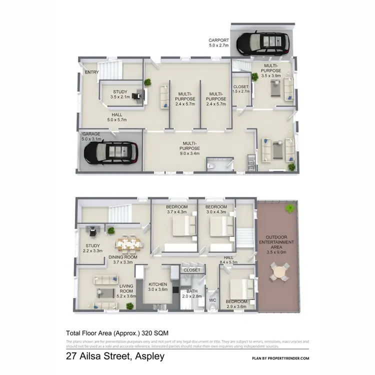 Floorplan of Homely house listing, 27 Ailsa Street, Aspley QLD 4034