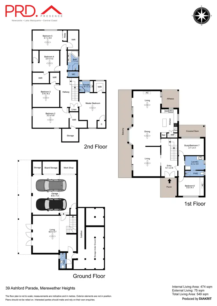 Floorplan of Homely house listing, 39 Ashford Parade, Merewether Heights NSW 2291