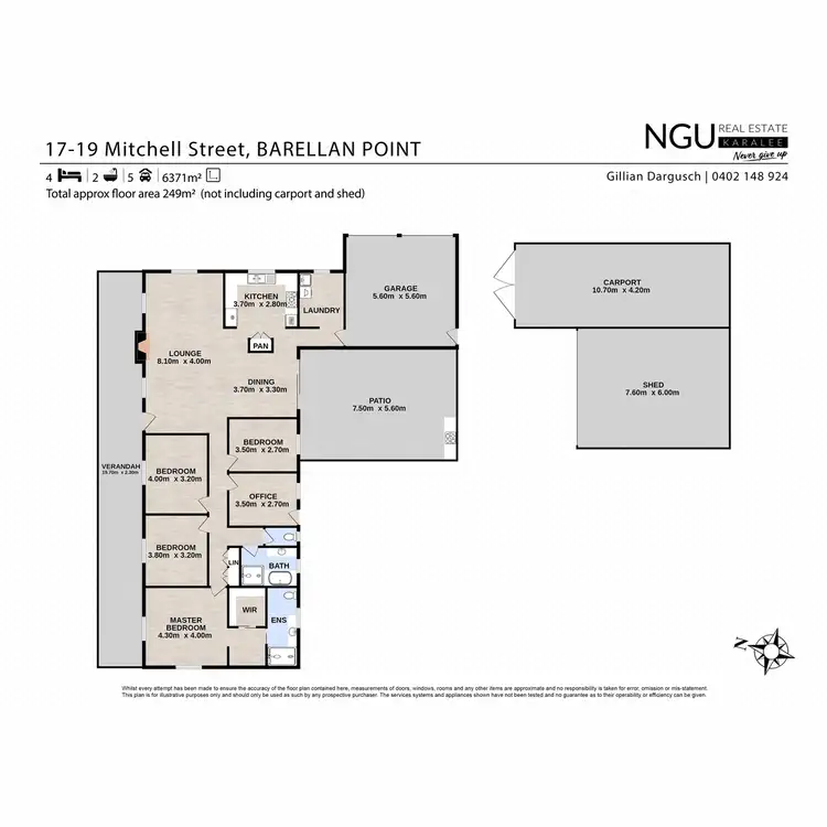 Floorplan of Homely house listing, 17-19 Mitchell Street, Barellan Point QLD 4306